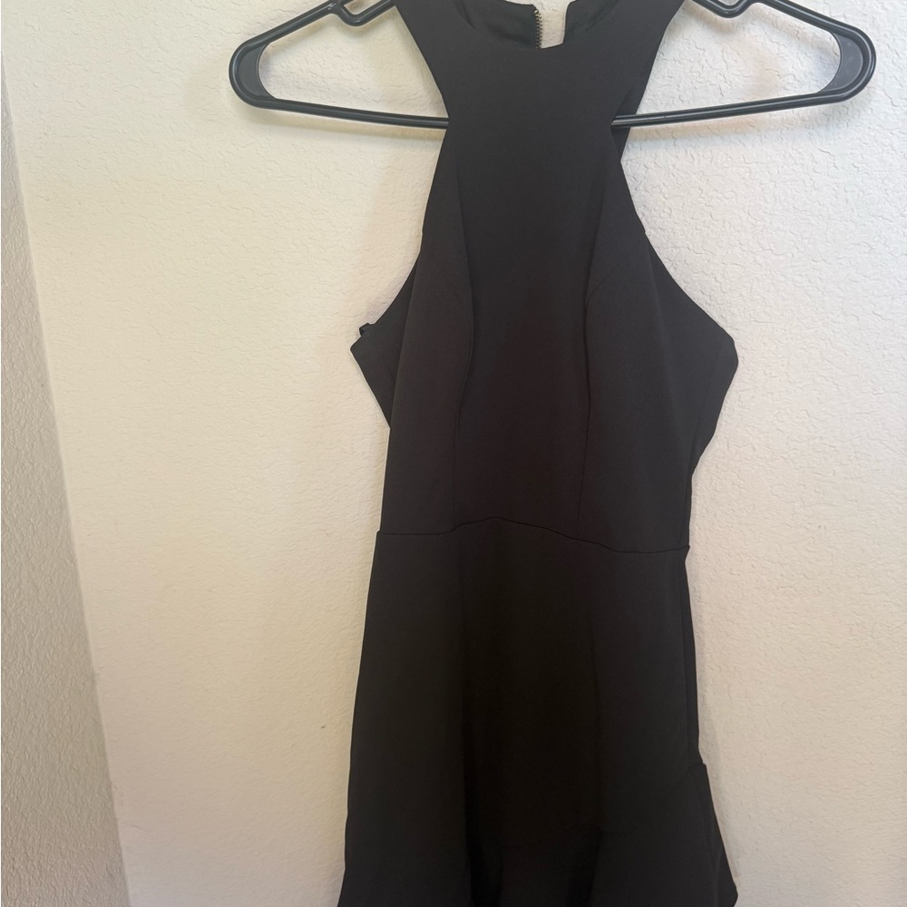 B Darlin Black Backless Dress